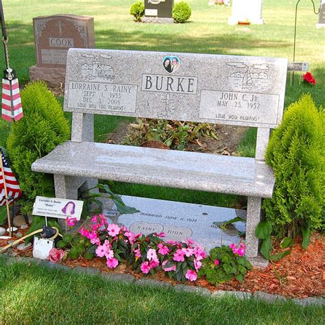 Benches» Quincy Memorials, Inc. | Cemetery decorations, Memorial benches, Memorial garden