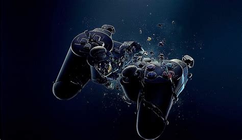 Abstract Broken 3D Playstation Joystick Wallpaper | Wallpapers Gallery