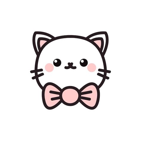 Premium Vector | Cute cartoon cat icon