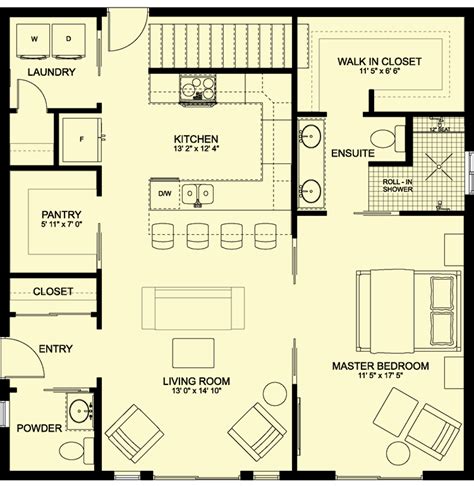 Pocket Door Plan View