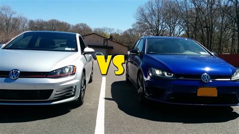 Golf GTI vs Golf R - YouTube