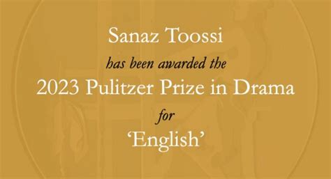 DDW Alum Sanaz Toossi wins the 2023 Pulitzer Prize in Drama