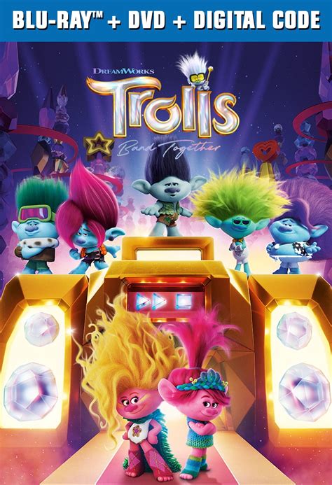 Trolls Band Together (Blu-ray + DVD + Digital Copy) - Walmart.com