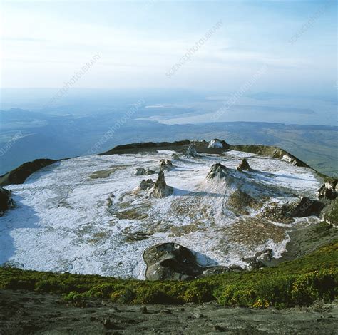 Volcanic spatter cones - Stock Image - E390/0325 - Science Photo Library