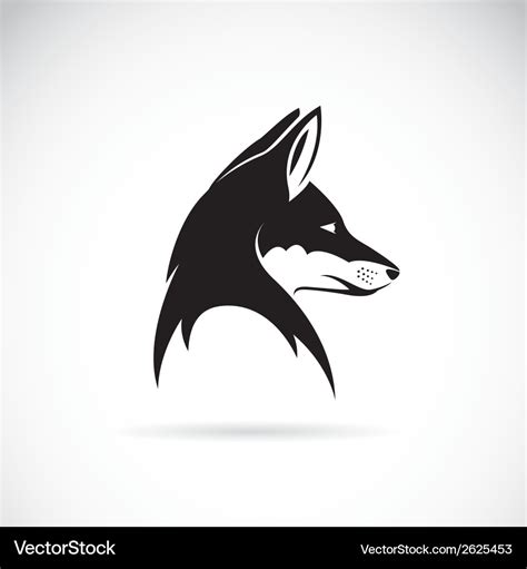 Image of an fox head Royalty Free Vector Image