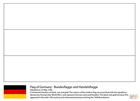 Flag of Germany coloring page | Free Printable Coloring Pages