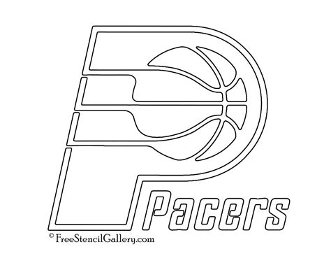 NBA Indiana Pacers Logo Stencils | Free Stencil Gallery