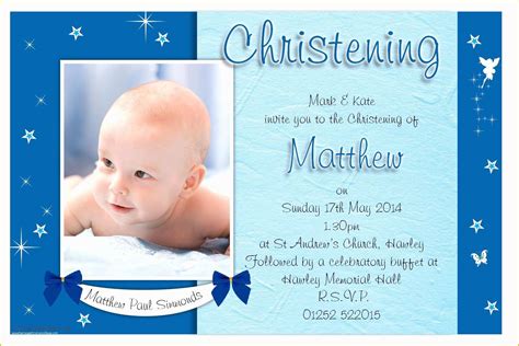 Free Christening Invitation Template for Baby Boy Of Baptism Invitation Baptism Invitations for ...