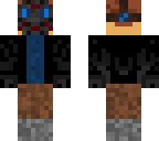 Blue Burning Jason Voorhees | Minecraft Skin