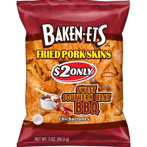 Baken-ets Sweet Southern Heat BBQ Fried Pork Skins, 3 Oz. - Walmart.com