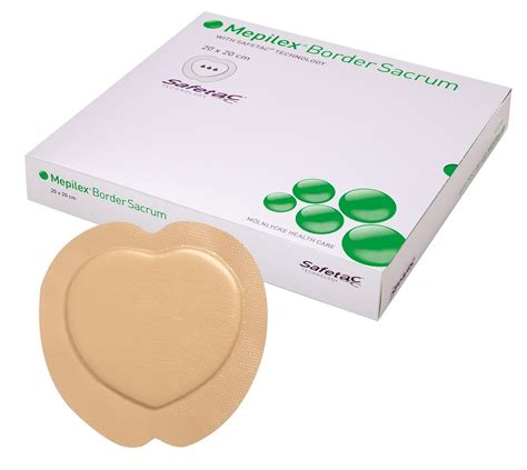 Mepilex® Border Sacrum Dressing - 16 x 20 cm