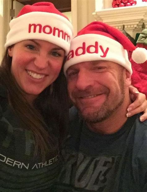 Triple H & Stephanie McMahon Christmas Photo