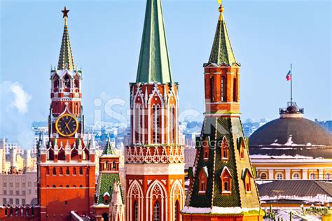 Moscow Kremlin Towers Stock Photo | Royalty-Free | FreeImages