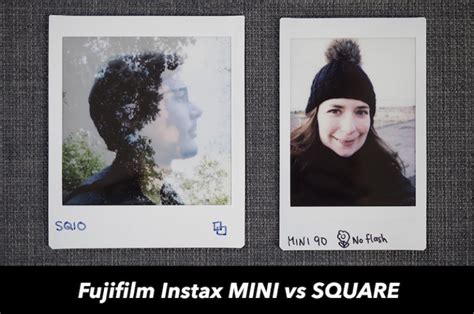 Fujifilm Instax Mini vs Square Film – What’s the difference?