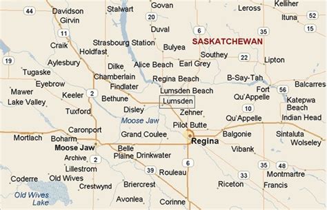 Lumsden, Saskatchewan area map & More