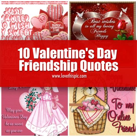 10 Valentine's Day Friendship Quotes