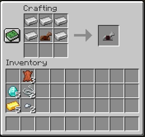 Minecraft Horse Armor Recipe