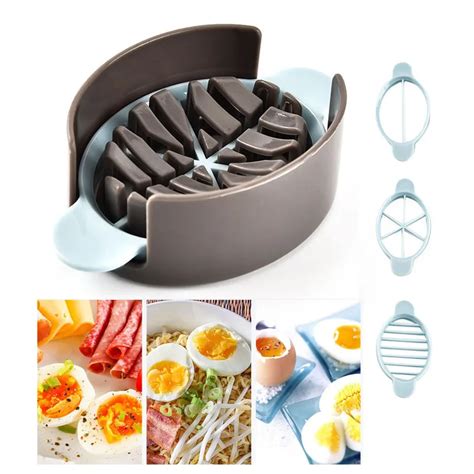 1Pcs Multi function Egg Slicers Egg Dividers Cutter Preserved Egg Splitter Cut Eggs Cooking ...