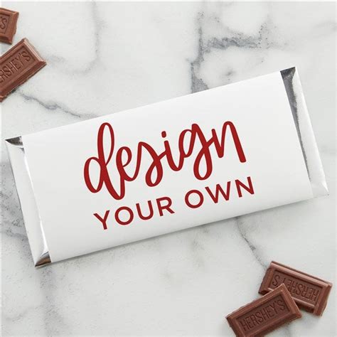 Design Your Own Personalized Candy Bar Wrappers