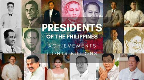 Complete List of Presidents of the Philippines - Achievements and ...