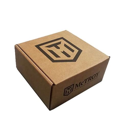 Custom Logo Paper Boxes Kraft Paper Packaging Cases Corrugated Paper ...