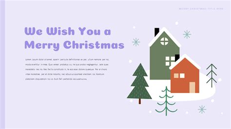 Happy Christmas template google slides|Lifestyle