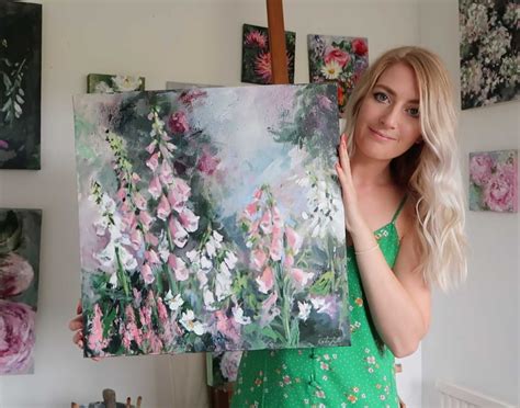 Dream A Wild Garden — Katie Jobling | Acrylic painting inspiration, Katie jobling, Flower ...