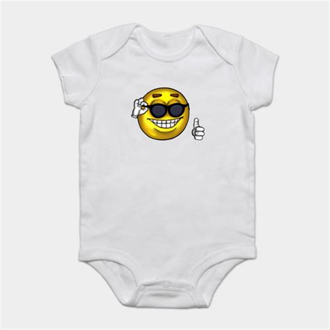 Sunglasses Thumbs Up Meme - Emoji - Onesie | TeePublic