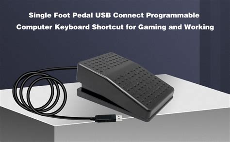 Amazon.com: Foot Pedal Switch USB PC Program Hot Key Foot Control Hands Free Mouse for Videa ...