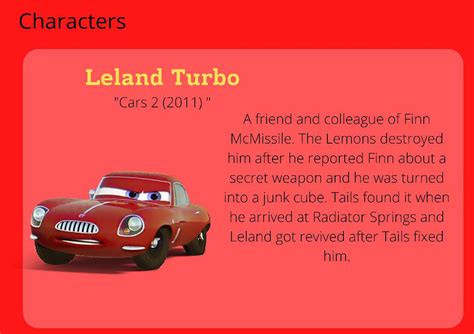 Characters: Leland Turbo by Ernie96 on DeviantArt