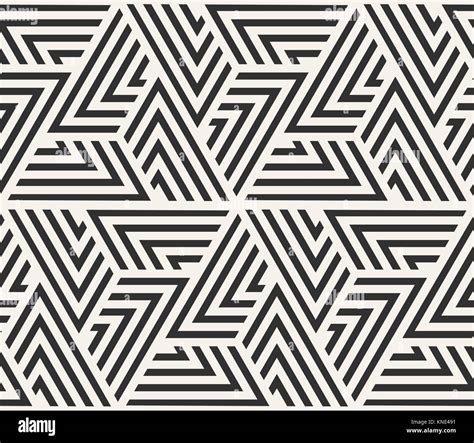 Vector seamless lines pattern. Modern stylish triangle shapes texture ...