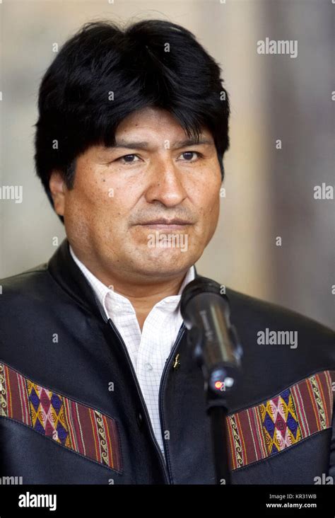 President of Bolivia Evo Morales, on May 16, 2006 (archives 2006 Stock ...