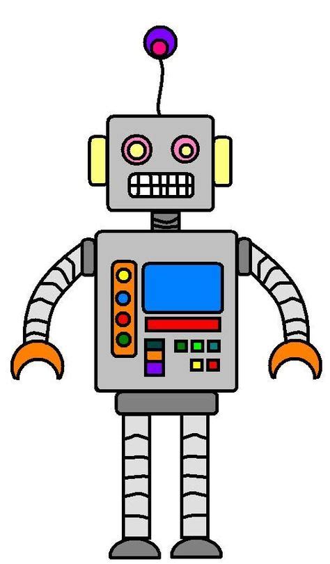 Robot, great printable decoration! #robotsforkidsprojects | Robots ...