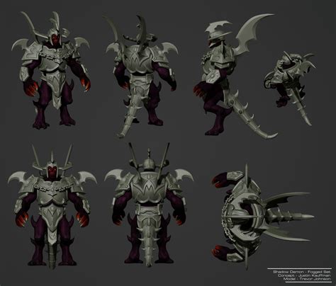 ArtStation - Shadow Demon, armor set