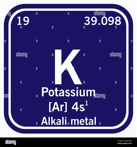 Potassium atomic structure hi-res stock photography and images - Alamy