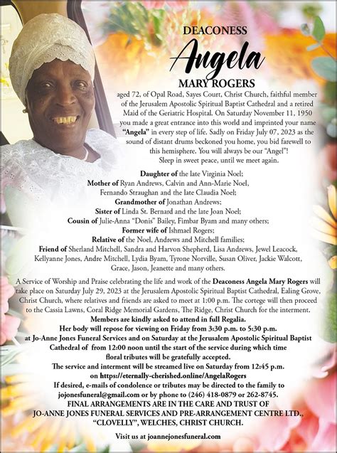 Angela Rogers | Jo-Anne Jones Funeral Services