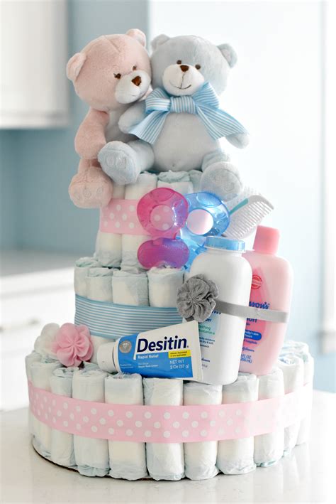 How to Make a Baby Diaper Cake – Fun-Squared