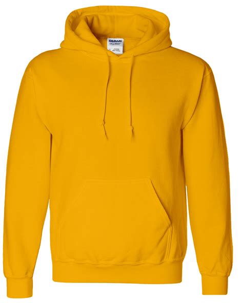 Blank Yellow Hoodie - Basic tees shop