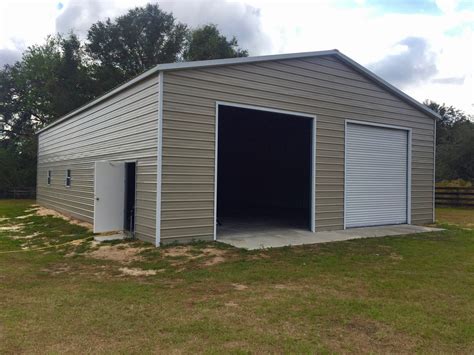 40x60 Garage - Central Florida Steel Buildings and Supply