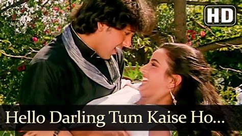 Hello Darling Tum Kaise Ho (HD) - Ghar Ghar Ki Kahani Song - Govinda - Farha - Romantic Song ...