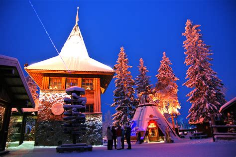 Let's travel the world!: Santa Claus Village in Rovaniemi, Finland.