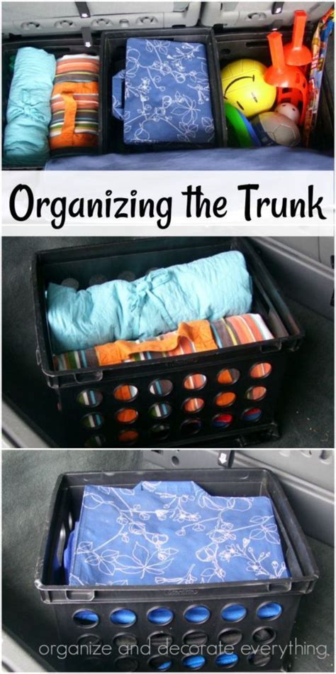 35 Genius DIY Car Organizing Ideas (With images) | Car organization diy ...