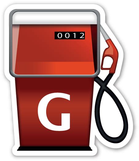 Download HD Fuel Pump - Gas Emoji Transparent PNG Image - NicePNG.com