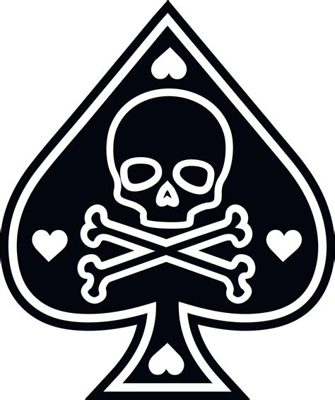 Ace Of Spades Card SVG