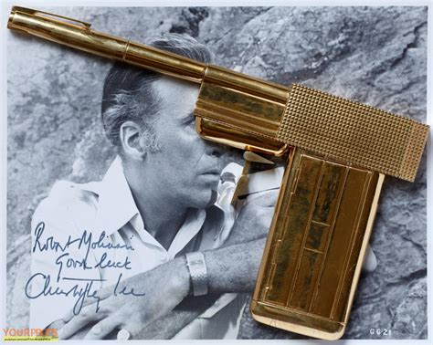 James Bond: The Man With The Golden Gun prototype gun on original ...