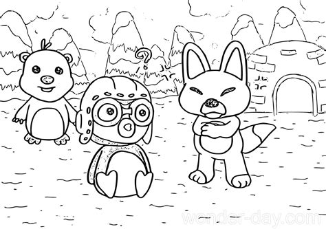 Pororo Coloring Pages | 35 Printable Coloring Pages