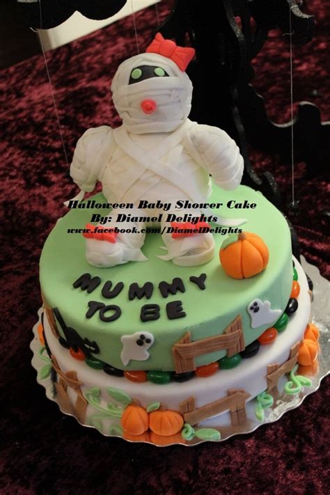 Halloween Baby Shower Cake - CakeCentral.com