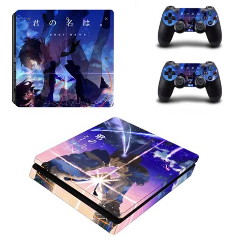 Vinly Skin Sticker Cover for Sony PS4 Slim PlayStation 4 SLIM Console ...