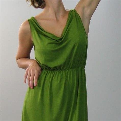 avocado green dress size large by laurafauna on Etsy, $46.00 | Green ...