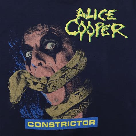 1986 Alice Cooper Constrictor Tour Shirt – WyCo Vintage